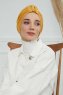 Laura - Turbante Di Cotone Mostarda