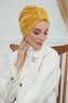 Laura - Turbante Di Cotone Mostarda