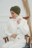 Laura - Turbante Di Cotone Cachi