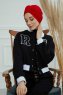 Laura - Turbante Di Cotone Rosso