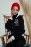 Laura - Turbante Di Cotone Rosso