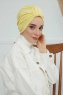 Laura - Turbante Di Cotone Giallo