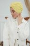 Laura - Turbante Di Cotone Giallo