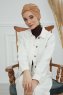 Laura - Turbante Di Cotone Marrone Chiaro