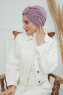 Laura - Turbante Di Cotone Lilac