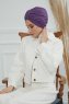 Laura - Turbante Di Cotone Violet