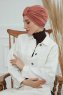 Laura - Turbante Di Cotone Salmone