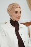 Laura - Turbante Di Cotone Sand