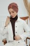 Laura - Turbante Di Cotone Caramel