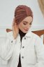 Laura - Turbante Di Cotone Caramel