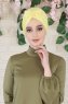 Agnes - Turbante Di Cotone Giallo - Ayse Turban