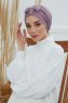 Agnes - Turbante Di Cotone Lilac
