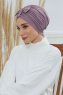 Agnes - Turbante Di Cotone Lilac