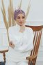 Agnes - Turbante Di Cotone Lilac