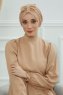 Agnes - Turbante Di Cotone Sand