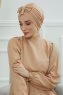 Agnes - Turbante Di Cotone Sand