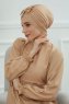 Agnes - Turbante Di Cotone Sand