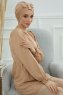 Agnes - Turbante Di Cotone Sand