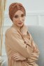 Agnes - Turbante Di Cotone Caramel