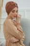 Agnes - Turbante Di Cotone Caramel