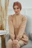 Agnes - Turbante Di Cotone Caramel