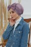 Julia - Turbante Di Cotone Lilac