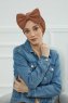 Julia - Turbante Di Cotone Caramel