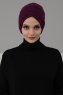 Wilma - Turbante Di Cotone Viola - Ayse Turban