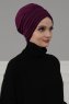 Wilma - Turbante Di Cotone Viola - Ayse Turban