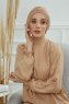 Wilma - Turbante Di Cotone Sand