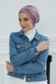 Linda - Turbante Di Cotone Lilac