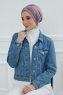 Linda - Turbante Di Cotone Lilac