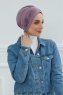 Linda - Turbante Di Cotone Lilac