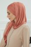Rebecca - Turbante Di Cotone Salmone