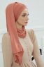 Rebecca - Turbante Di Cotone Salmone