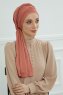 Rebecca - Turbante Di Cotone Salmone