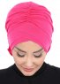 Elisabeth - Turbante Di Cotone Fucsia