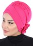 Elisabeth - Turbante Di Cotone Fucsia
