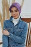 Sandra - Turbante Di Cotone Violet