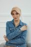 Sandra - Turbante Di Cotone Sand