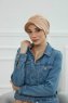 Sandra - Turbante Di Cotone Sand