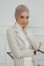 Ellie - Turbante Di Cotone Taupe