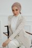 Ellie - Turbante Di Cotone Taupe