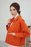 Ellie - Turbante Di Cotone Marrone