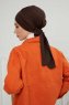Ellie - Turbante Di Cotone Marrone