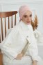 Ellie - Turbante Di Cotone Rosa Antico