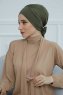 Ellie - Turbante Di Cotone Cachi