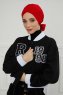 Ellie - Turbante Di Cotone Rosso