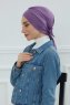 Ellie - Turbante Di Cotone Violet