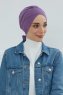 Ellie - Turbante Di Cotone Violet